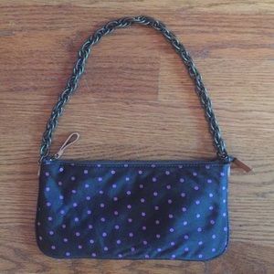 EUC JCREW POLKA DOT PURSE
